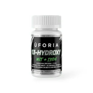 uforia 13 hydroxy mit + 13oh chewable tablets black 4500mg