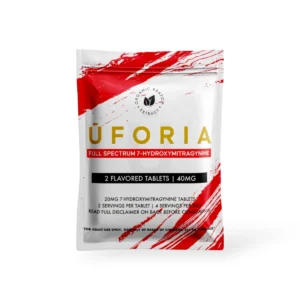 Uforia Full Spectrum 7-Hydroxymitragynine Tablets Red 20mg Per Tablet